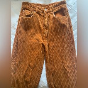 BDG High Waisted Burnt Orange Cords